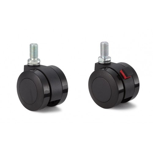 Twin Wheel Caster (Threaded Bolt Type)